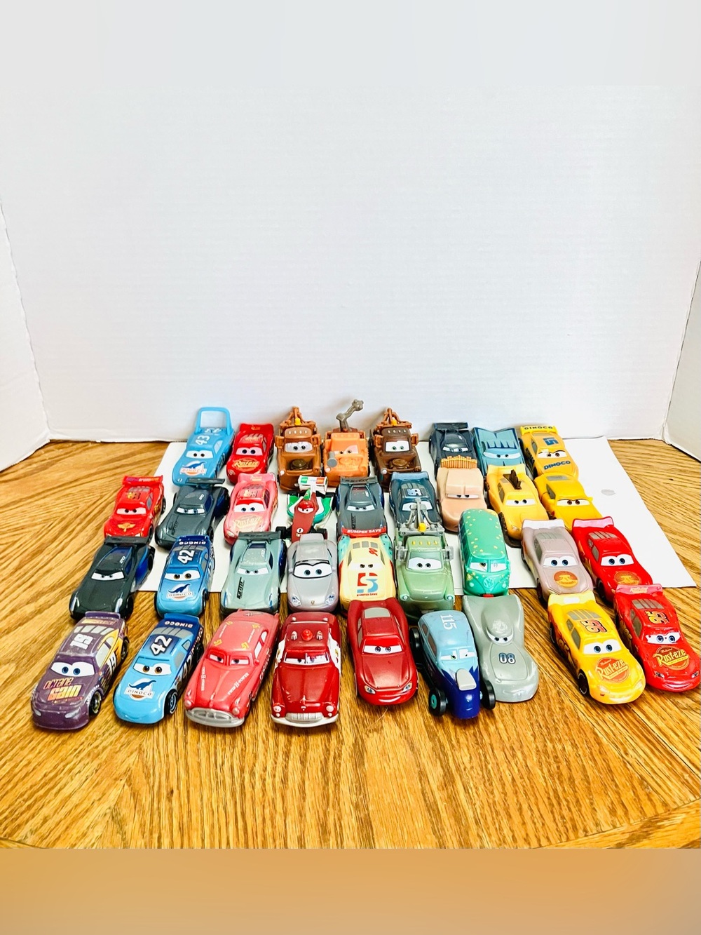 Disney Pixar Plastic Vehicles Lot(35) Half Are Color Change Minor Wear Read